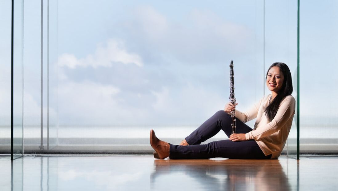Kristine Dizon Playing Clarinet